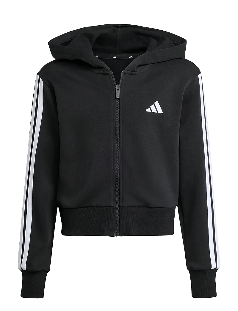 adidas Sportswear - JG 3S FL TS 240 - treniņtērpi un divdaļīgi komplekti - black/white - 2