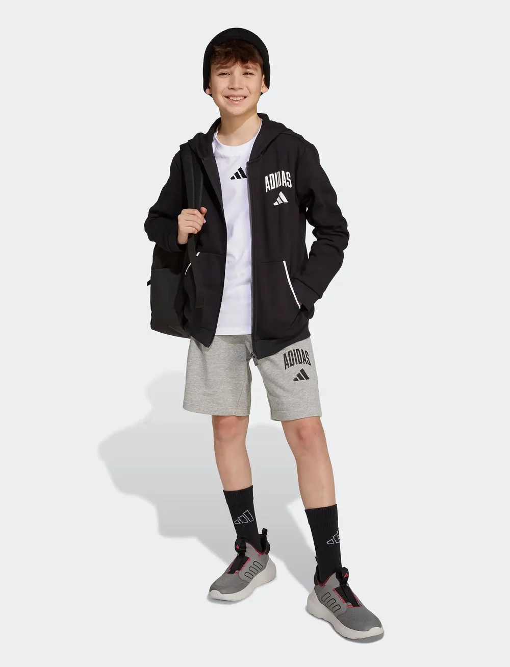 adidas Sportswear - J CLGT FT FZ - hettegensere - black/white - 0