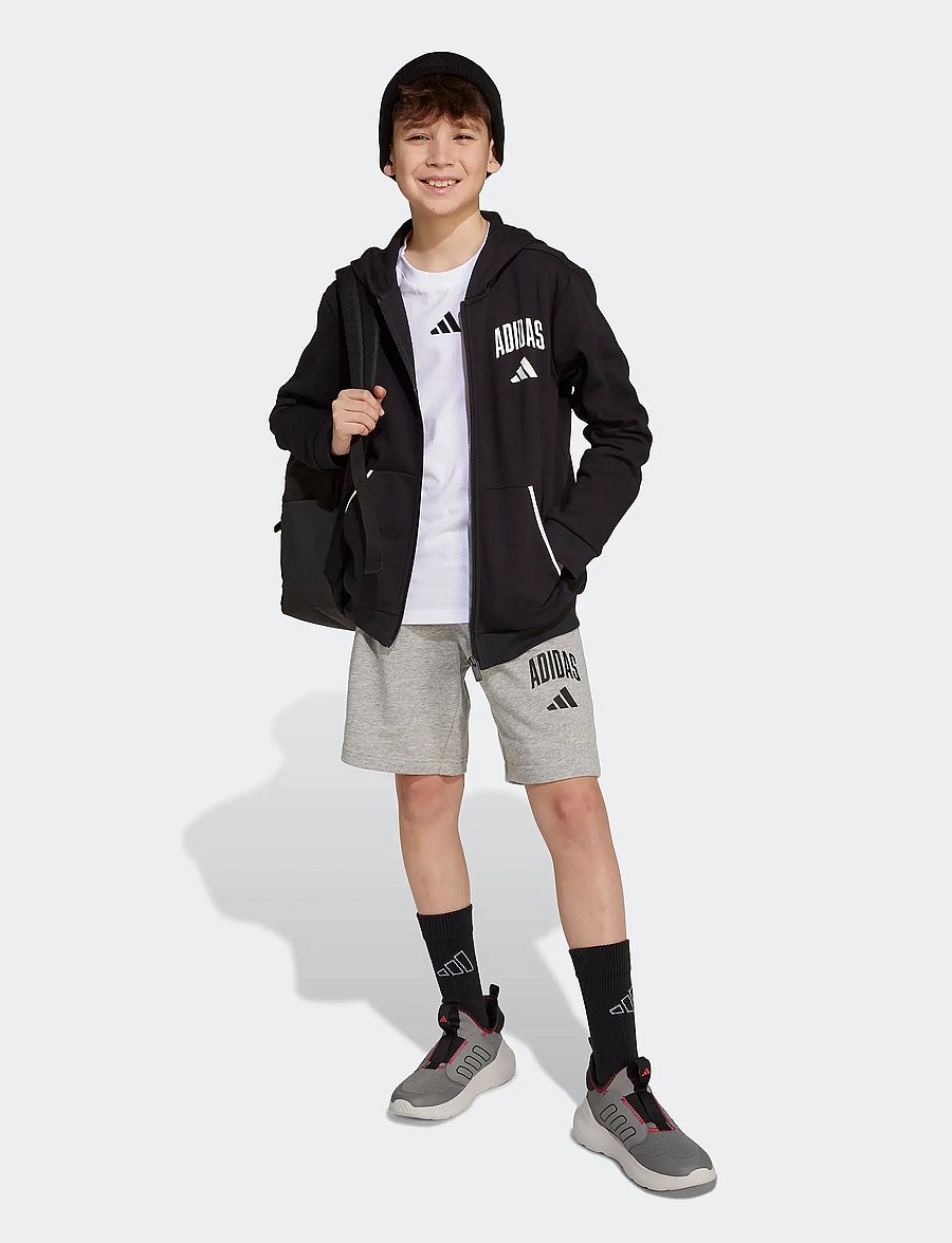adidas Sportswear - J CLGT FT FZ - kapuzenpullover - black/white - 0