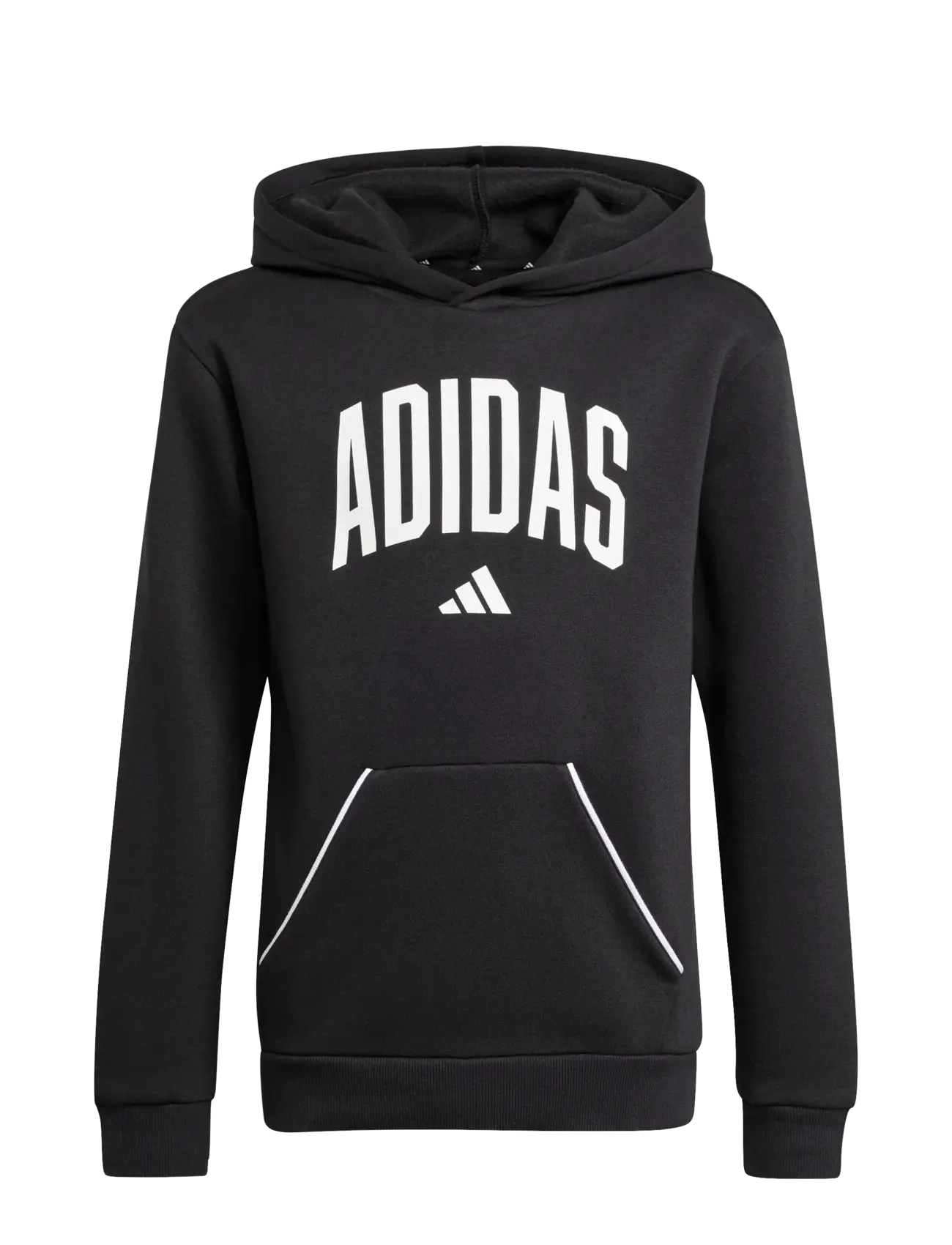 adidas Sportswear J CLGT OH FL HD - Tøj - BLACK/WHITE / black