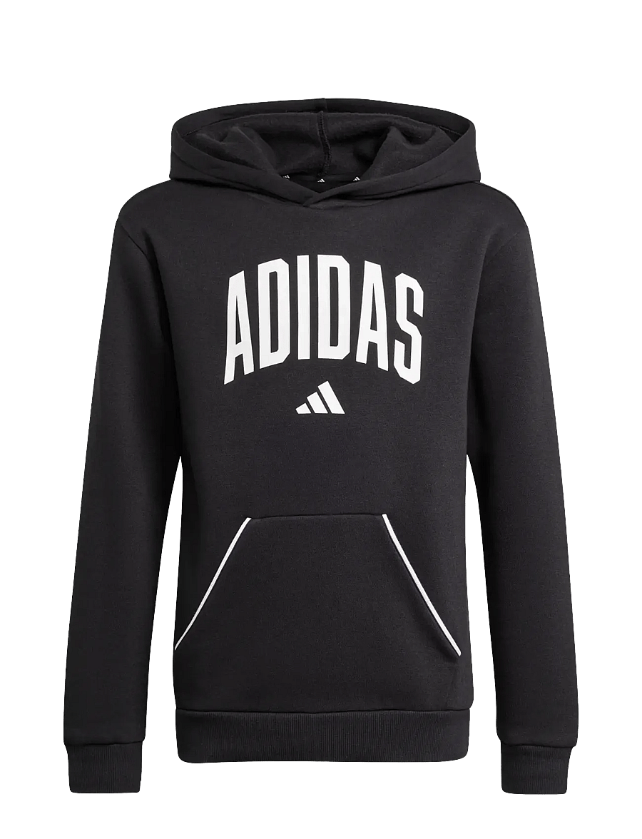 adidas Sportswear - J CLGT OH FL HD - džemperi ar kapuci - black/white - 1
