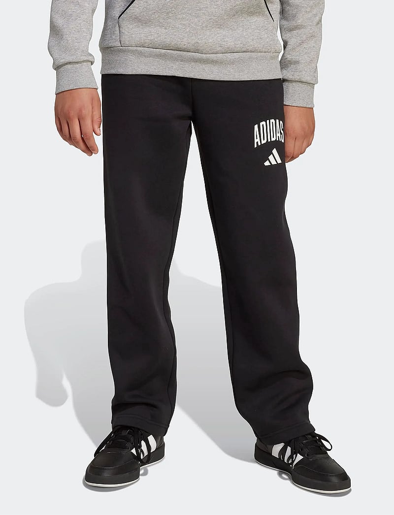 adidas Sportswear - J CLGT FL PNT - bikses - black/white - 0