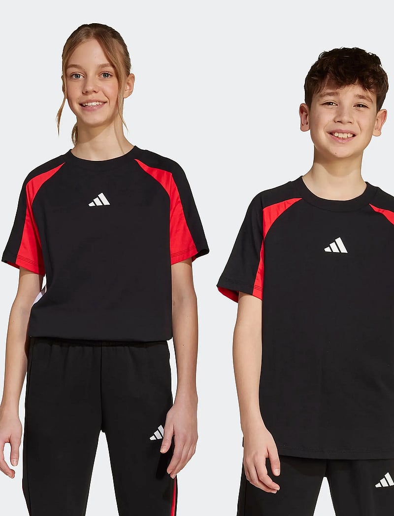 adidas Sportswear - J CB T - kurzärmelig - black/purrub/white - 2