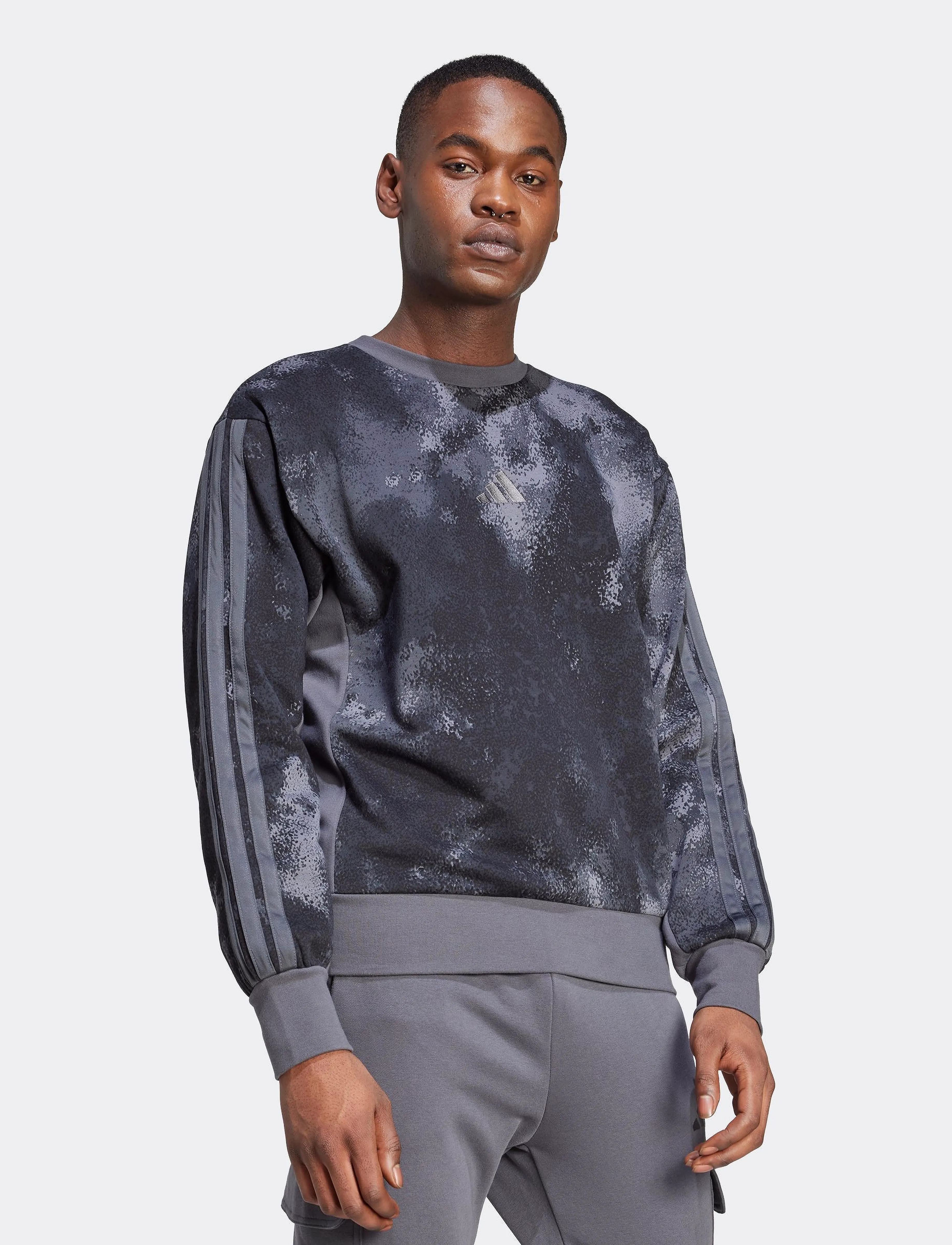 adidas Sportswear - M SEA AOP CRW - sweatshirts - multco/gresix/gresix - 4
