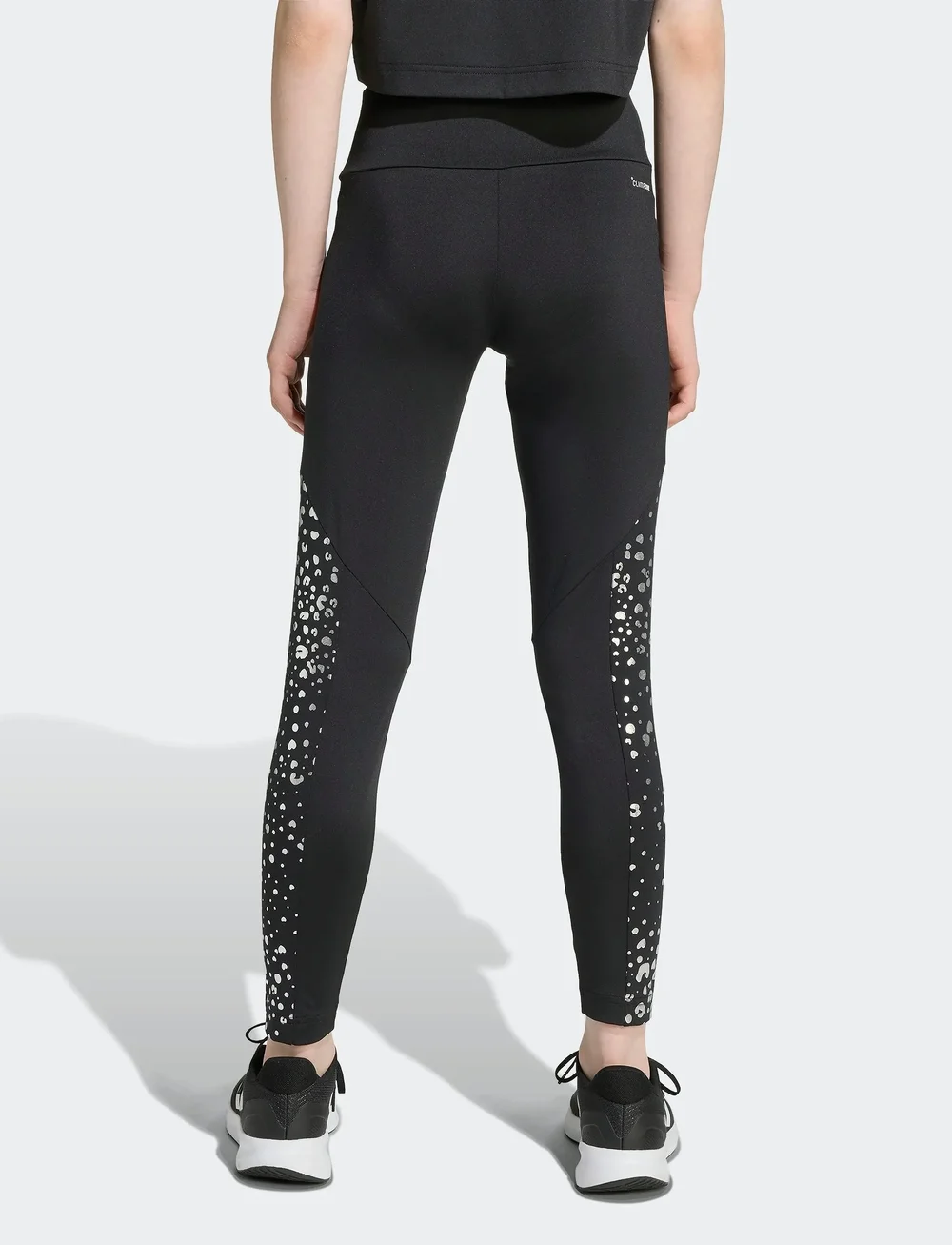 adidas Sportswear - JG TR-ES GL LEG - leggings - black/silvmt - 3