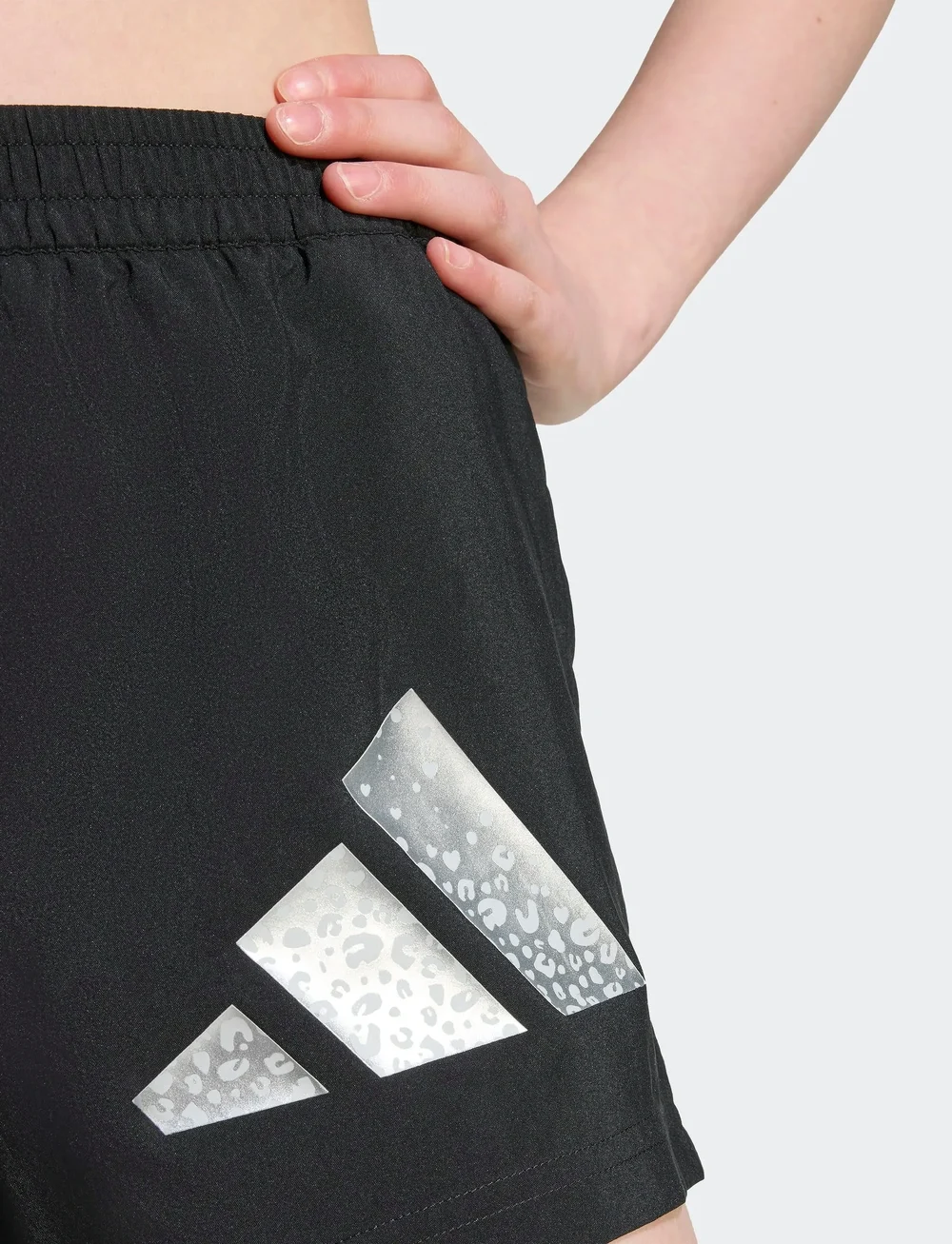 adidas Sportswear - JG TR-ES GL SH - sportiniai šortai - black/silvmt - 2