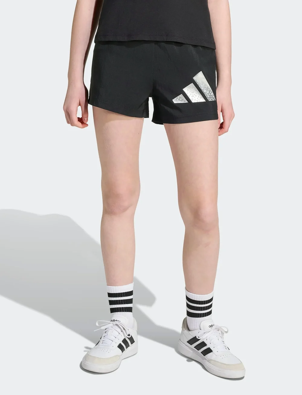 adidas Sportswear - JG TR-ES GL SH - sportiniai šortai - black/silvmt - 3