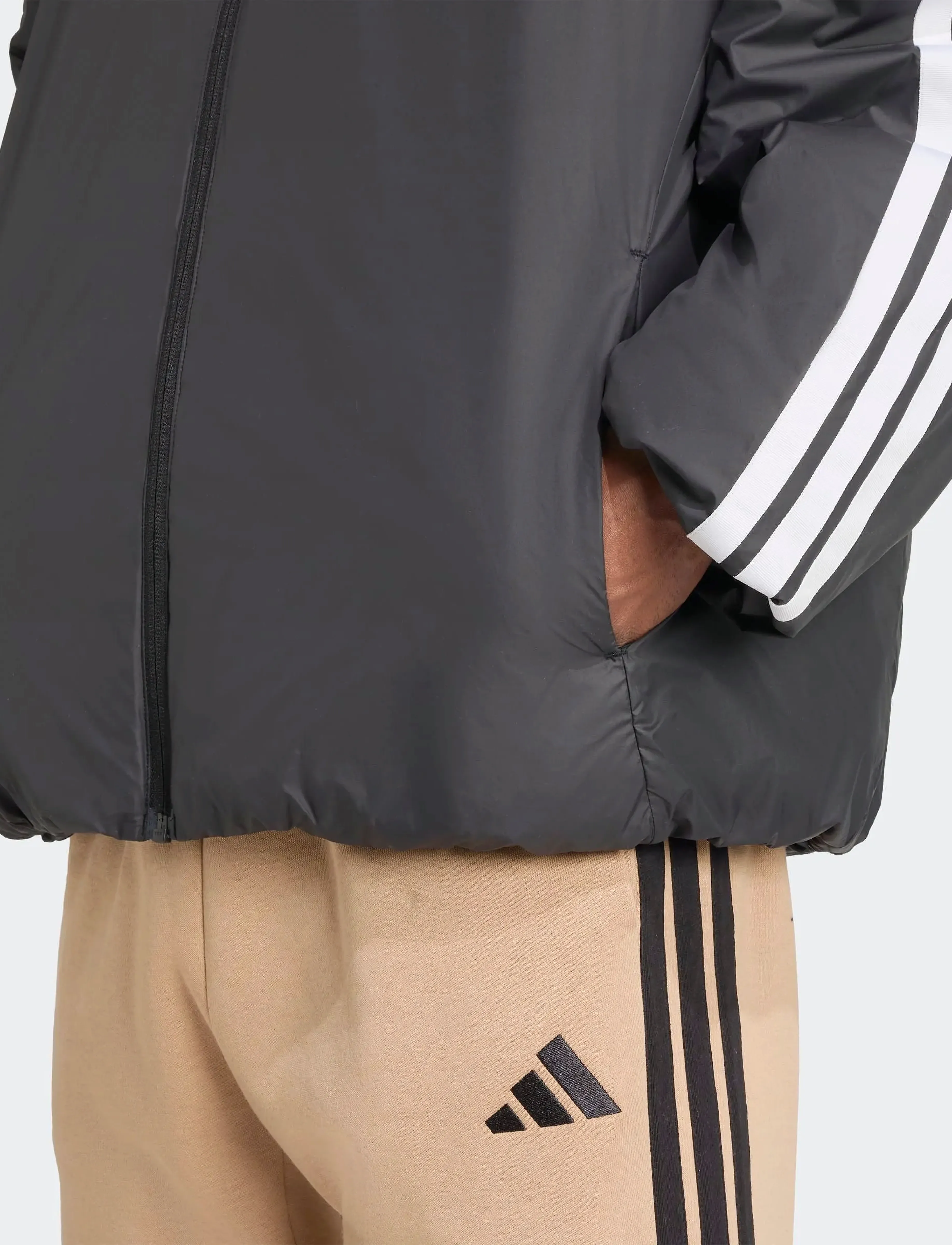 adidas Sportswear - ESS 3S INS HD J - casual jassen - black - 2