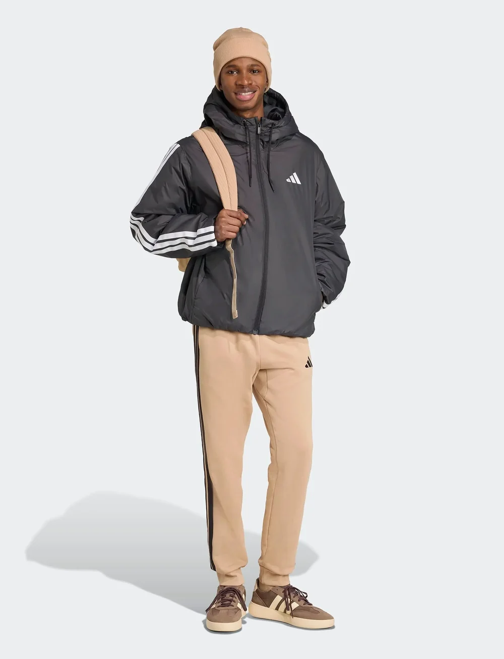 adidas Sportswear - ESS 3S INS HD J - sportjacken - black - 4