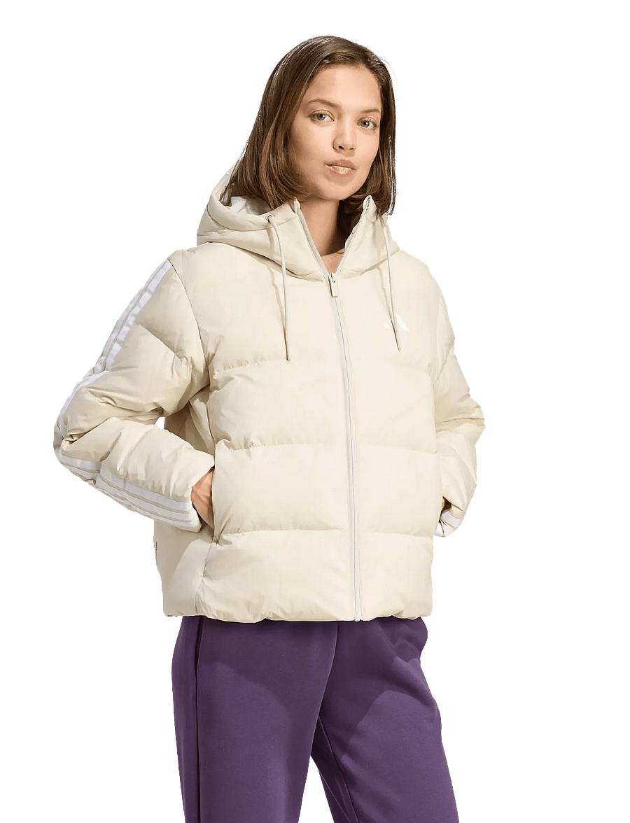 adidas Sportswear - W ESS 3S P D HO - vinterjakker - wonalu - 0