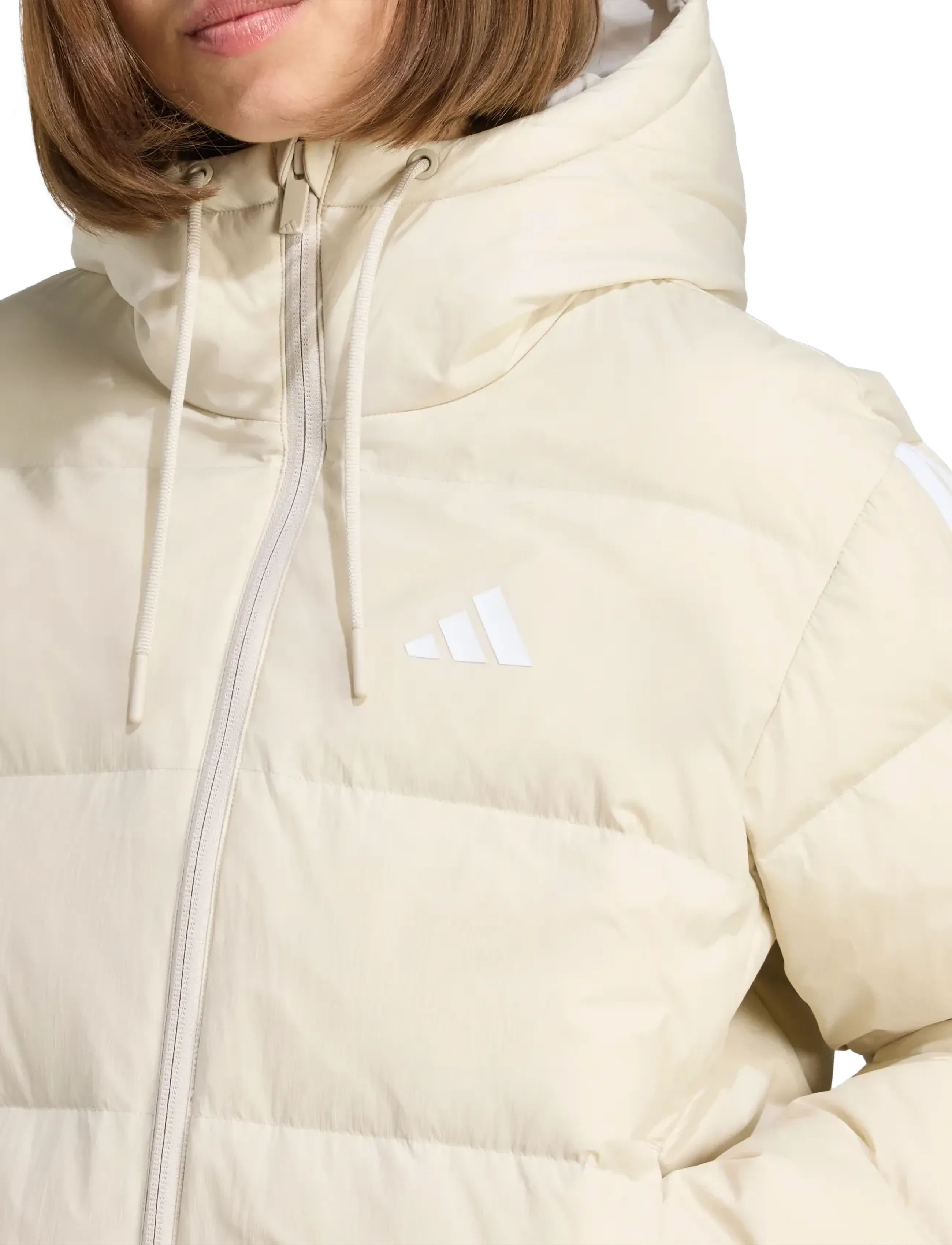 adidas Sportswear - W ESS 3S P D HO - vinterjakker - wonalu - 3