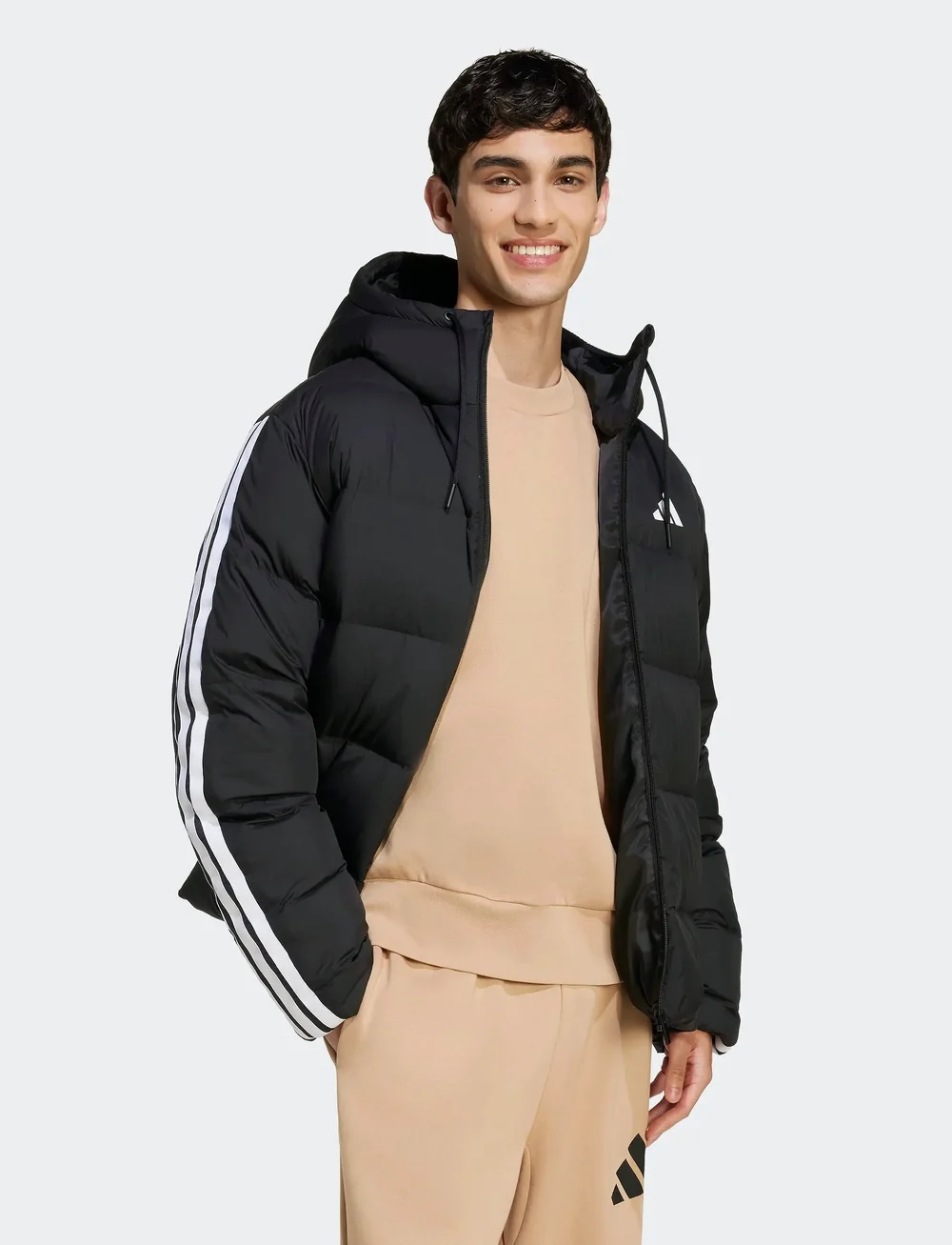 adidas Sportswear - ESS 3S P D HD J - vinterjackor - black - 5