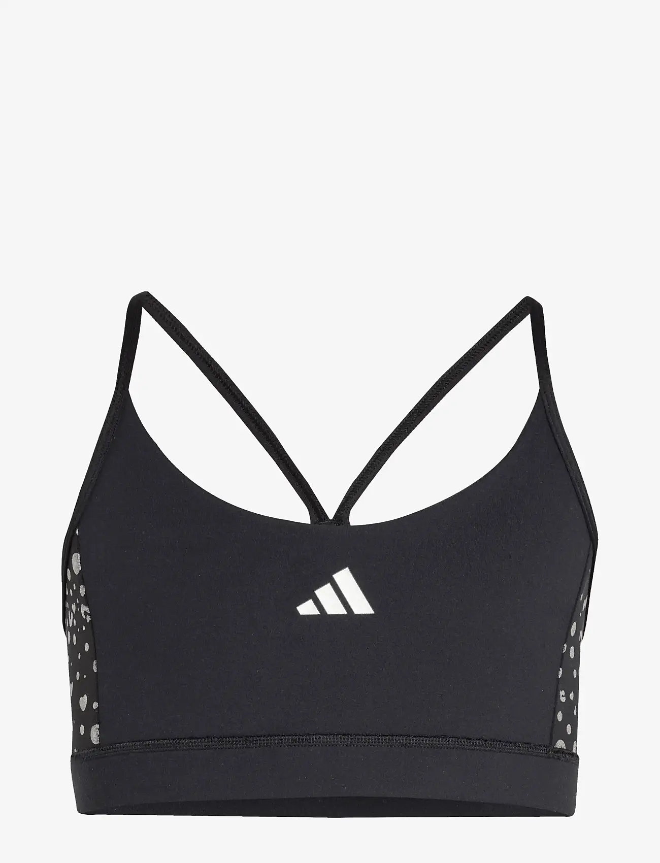 adidas Sportswear - JG TR-ES GL BRA - sporttoppar - black/silvmt - 1