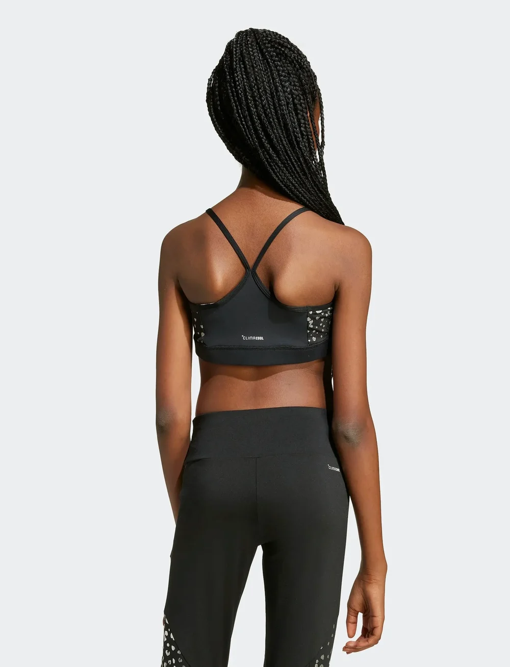 adidas Sportswear - JG TR-ES GL BRA - hauts de sport - black/silvmt - 3
