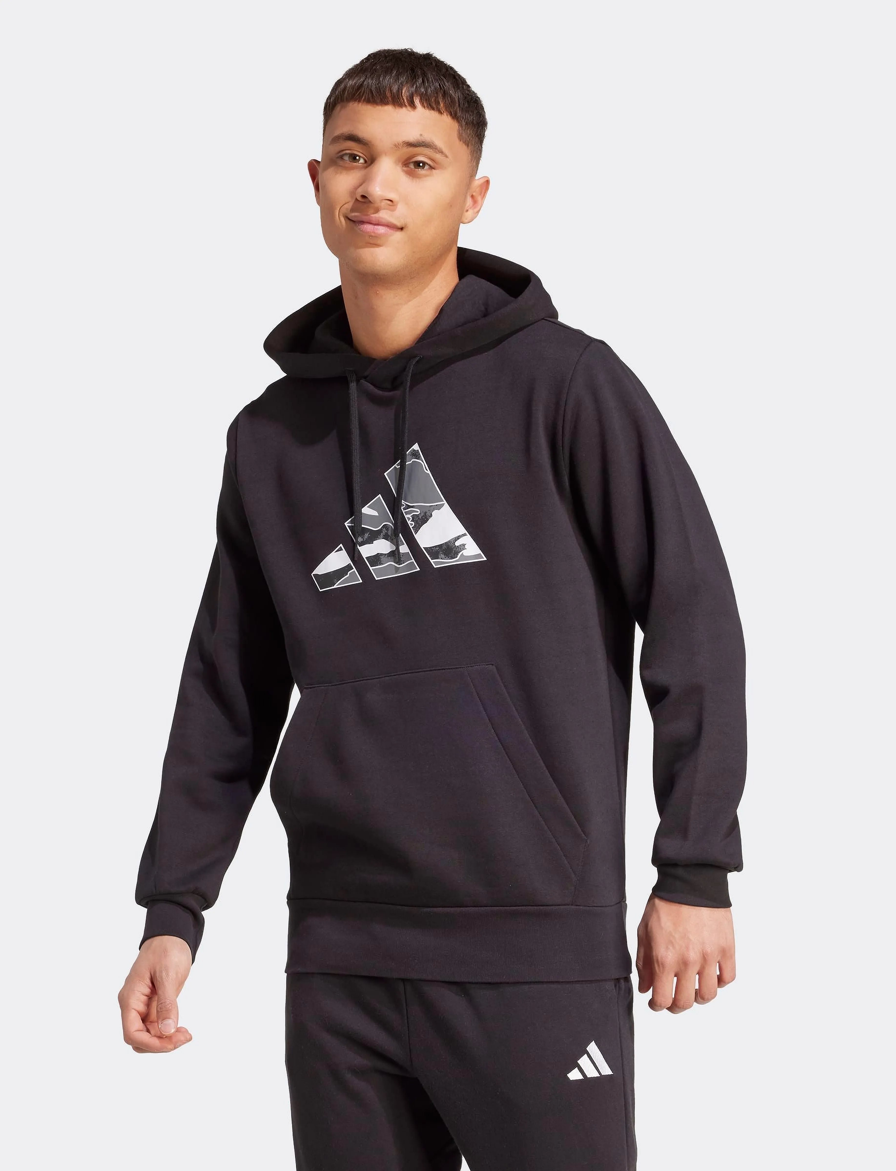adidas Sportswear - M CAMO 3B HD - kapuzenpullover - black - 0