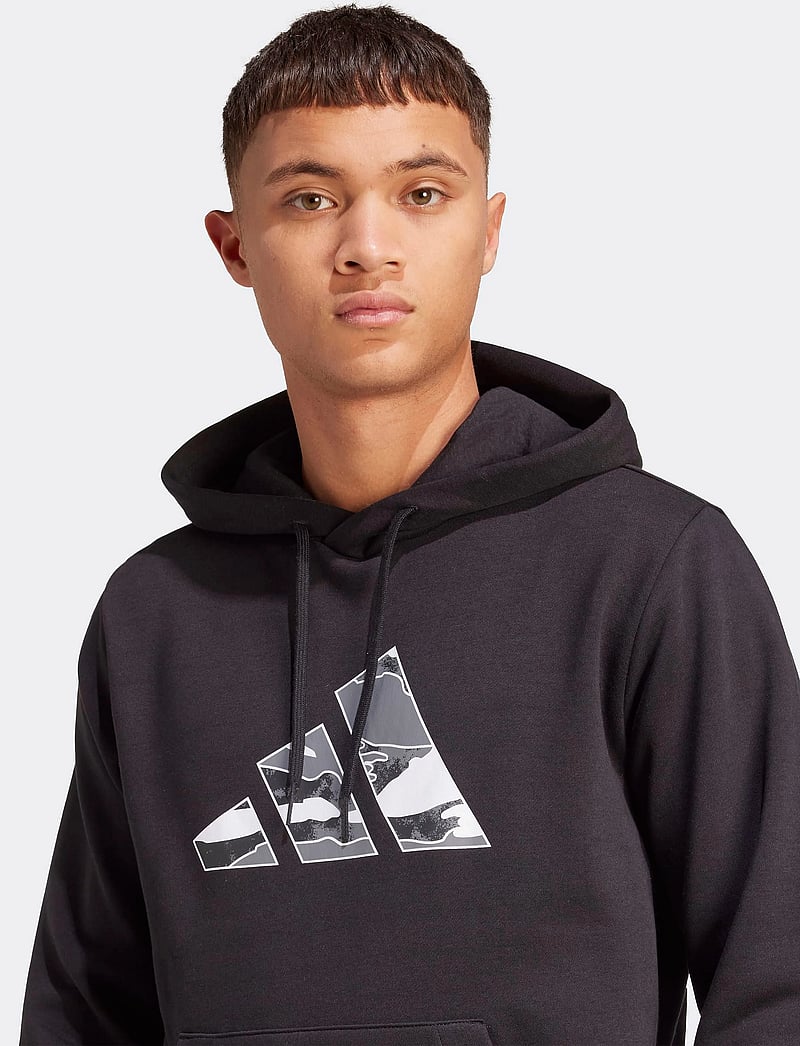 adidas Sportswear - M CAMO 3B HD - bluzy z kapturem - black - 5