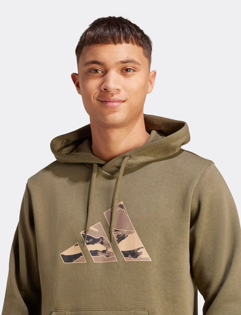 adidas Sportswear - M CAMO 3B HD - džemperi ar kapuci - olistr - 5