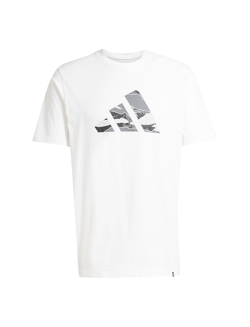 adidas Sportswear - M CAMO LOGO T - t-shirts - white - 1