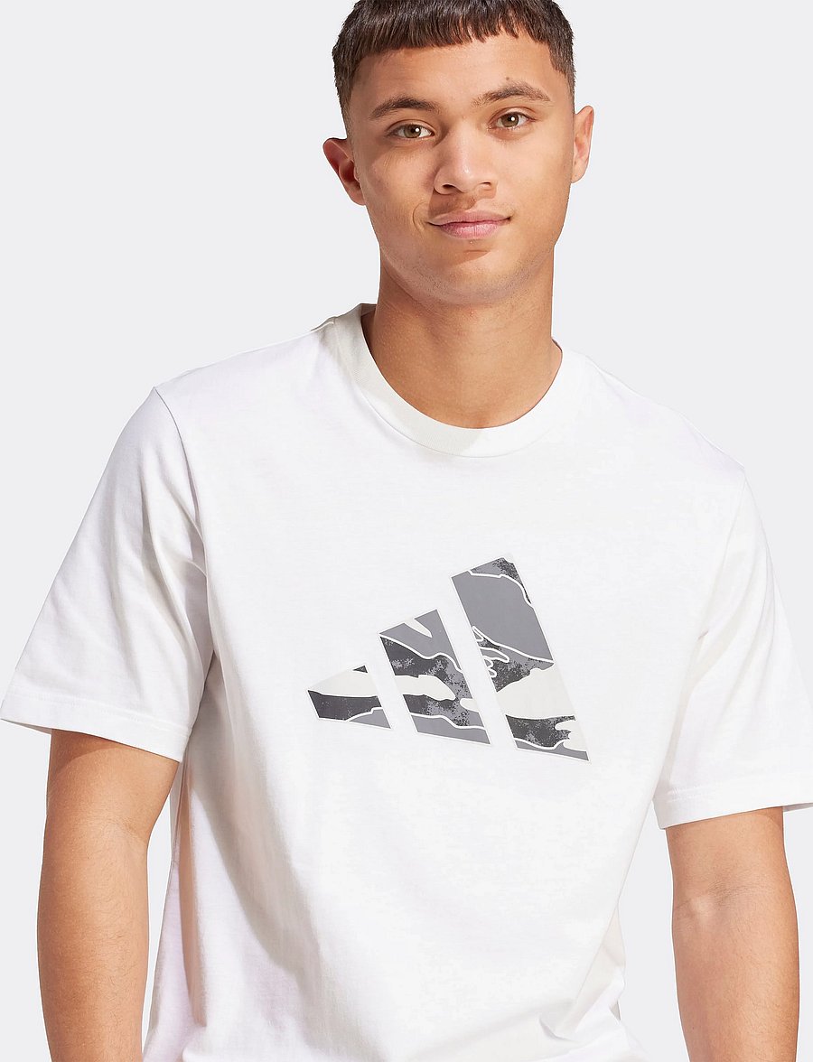 adidas Sportswear - M CAMO LOGO T - white - 5