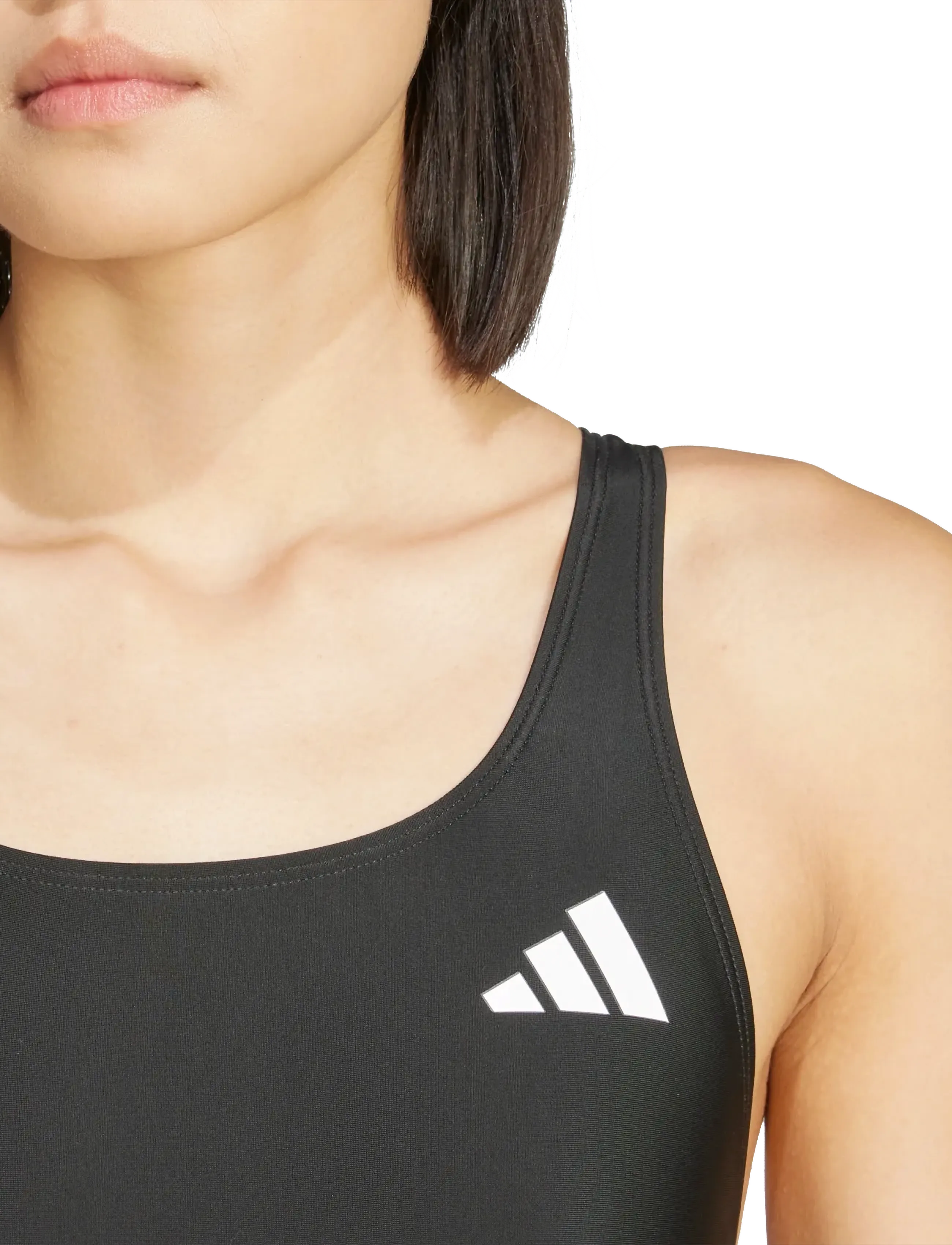 adidas Sportswear - ESS VBCK SUIT - sportiga badkläder - black - 4