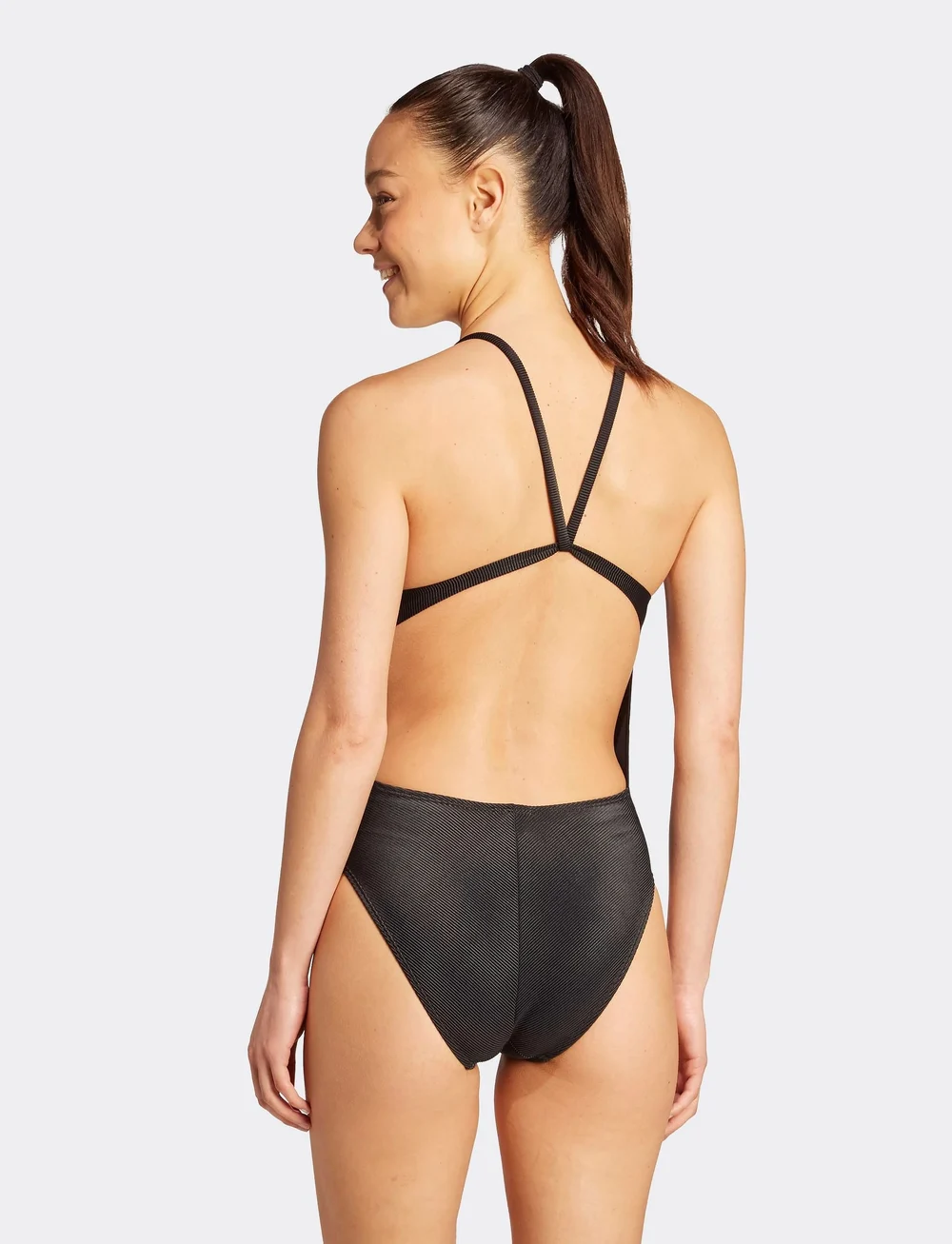 adidas Sportswear - ICONISEA SUIT - sportiga badkläder - black - 5