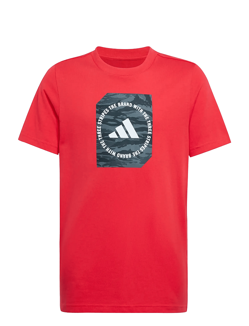 adidas Sportswear - B CAMO BOX - kortärmade t-shirts - purrub - 1