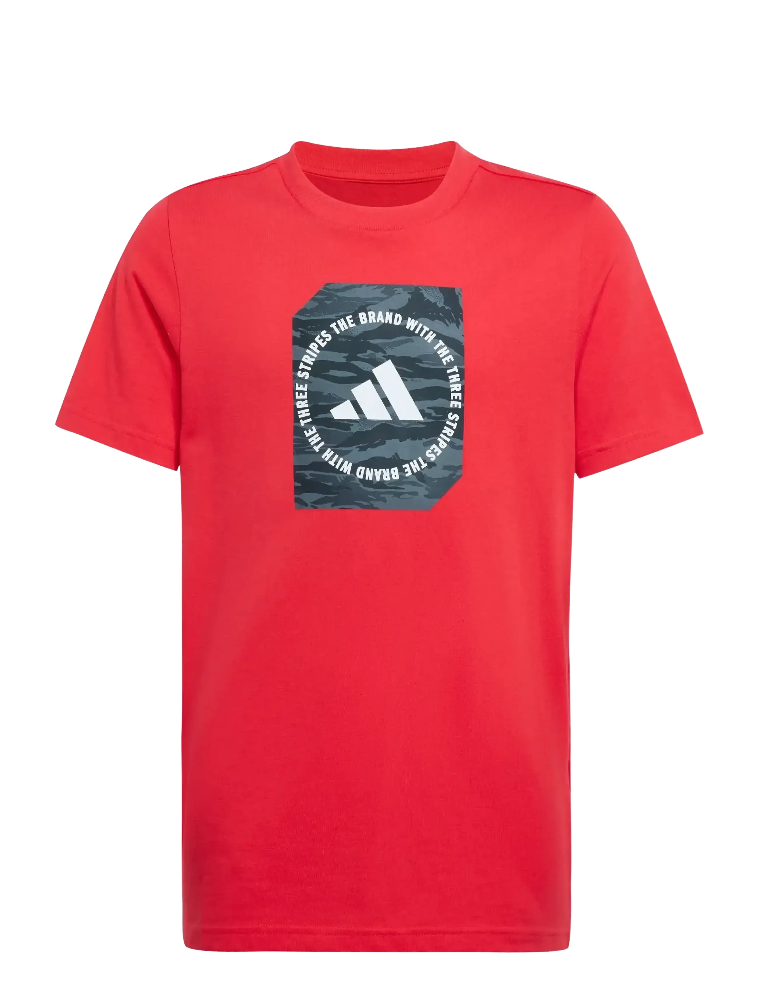 adidas Sportswear B CAMO BOX - Toppe og t-shirts - PURRUB / red