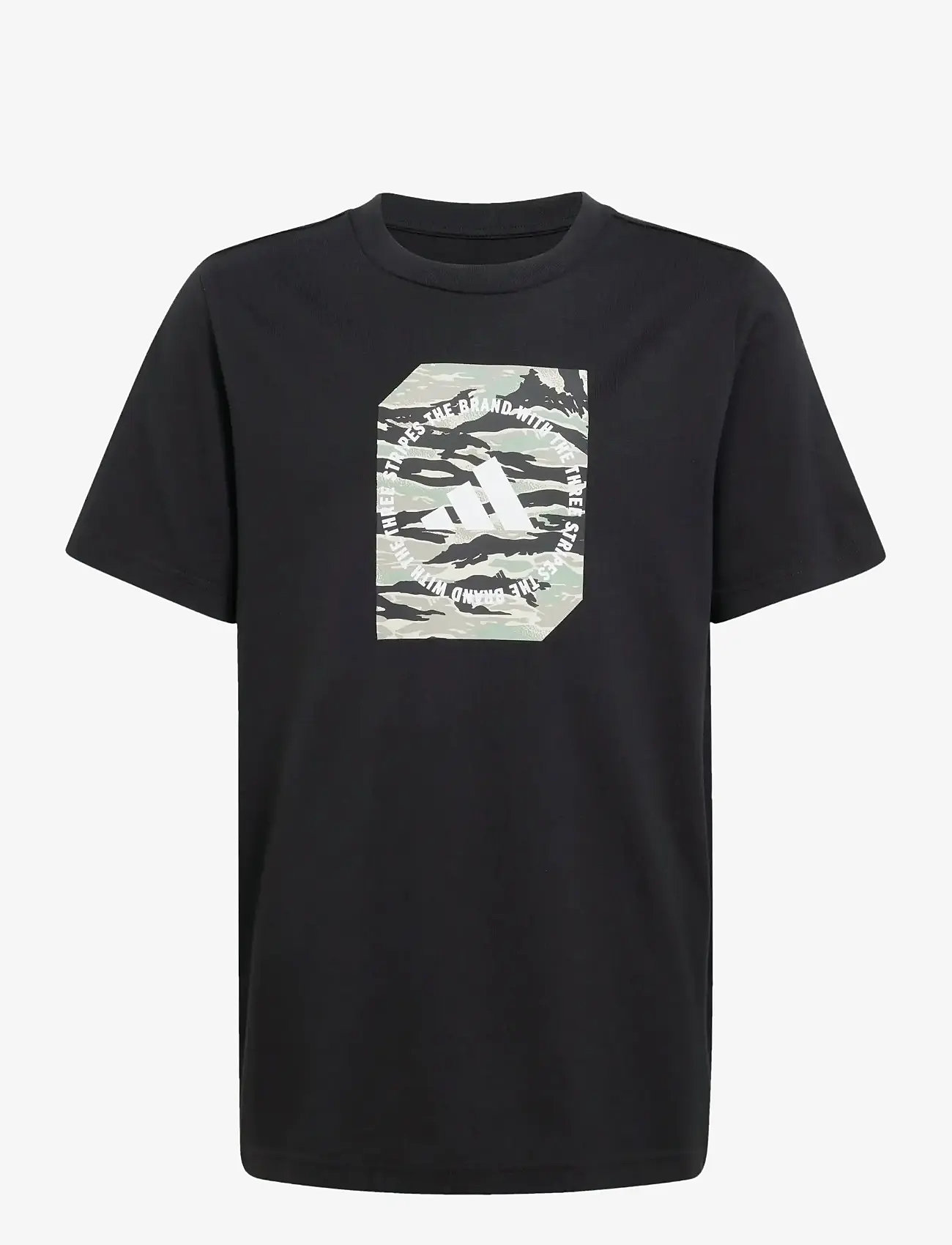 adidas Sportswear - B CAMO BOX - kortärmade t-shirts - black - 1