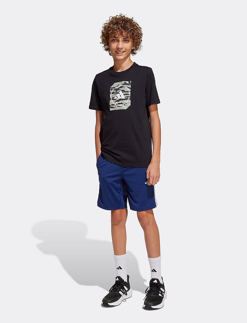 adidas Sportswear - B CAMO BOX - kortärmade t-shirts - black - 0