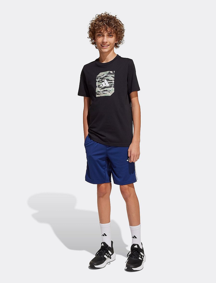 adidas Sportswear - B CAMO BOX - kortærmede t-shirts - black - 0