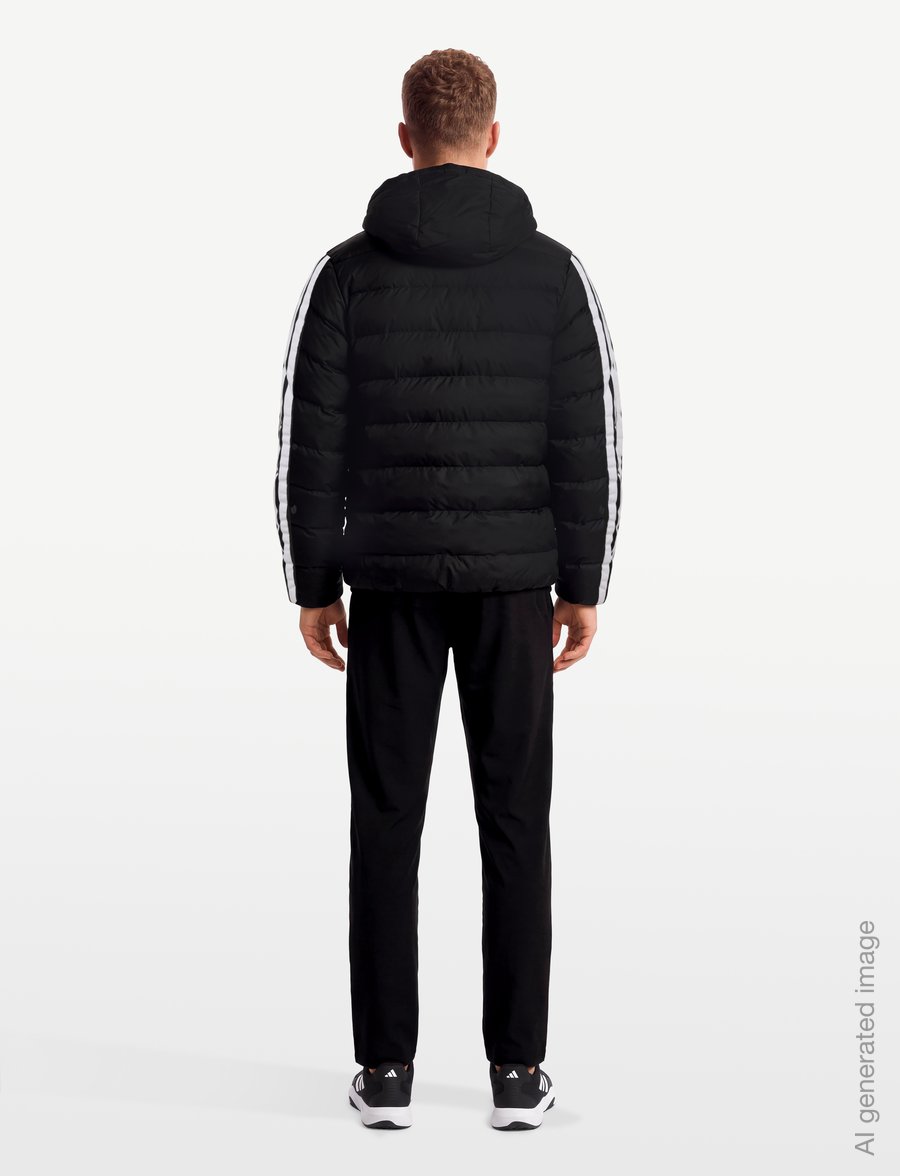 adidas Sportswear - ESS 3S SD HD JK - sulejoped ja voodriga joped - black - 4