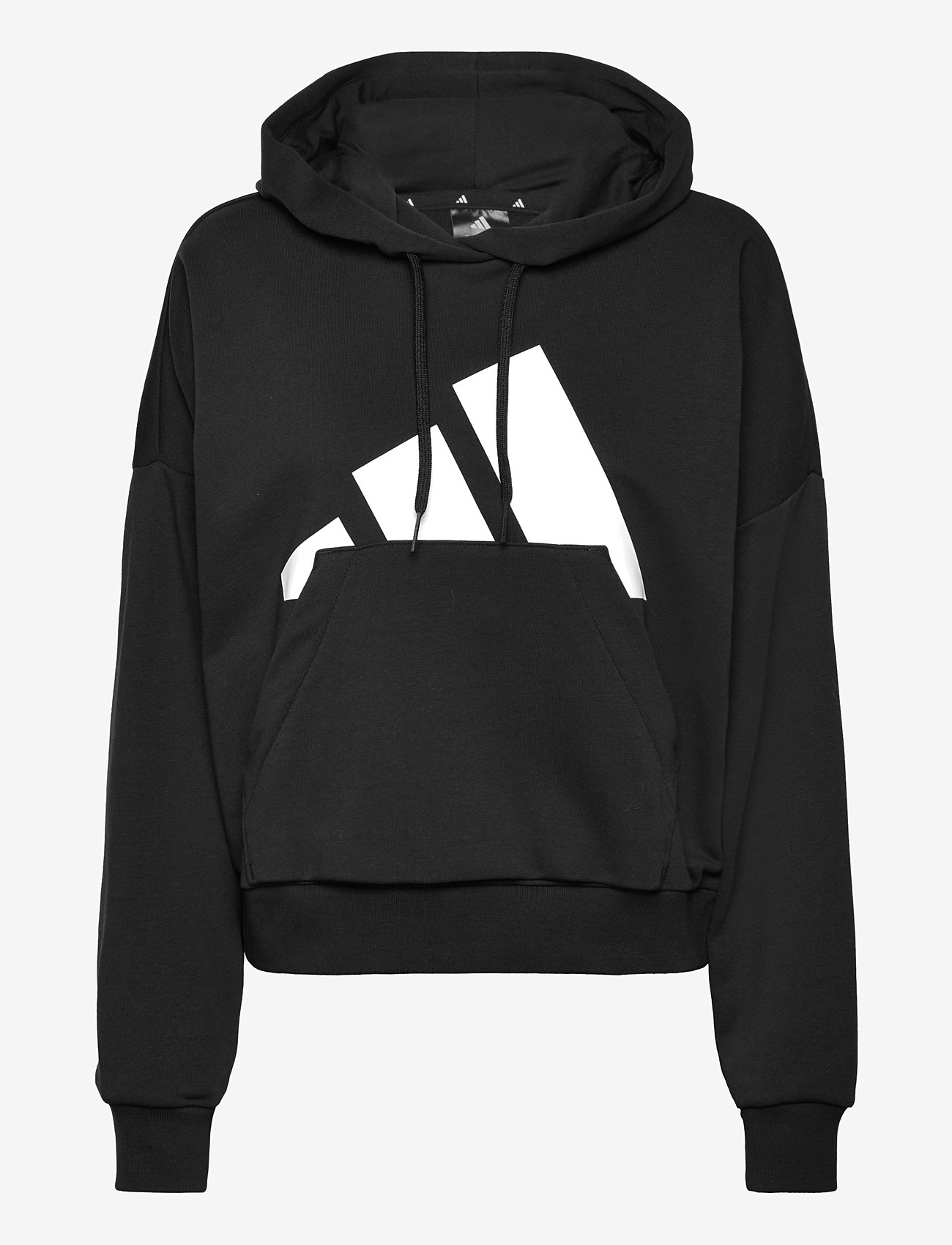 adidas Sportswear - W BL FT HD - hættetrøjer - black/white - 1
