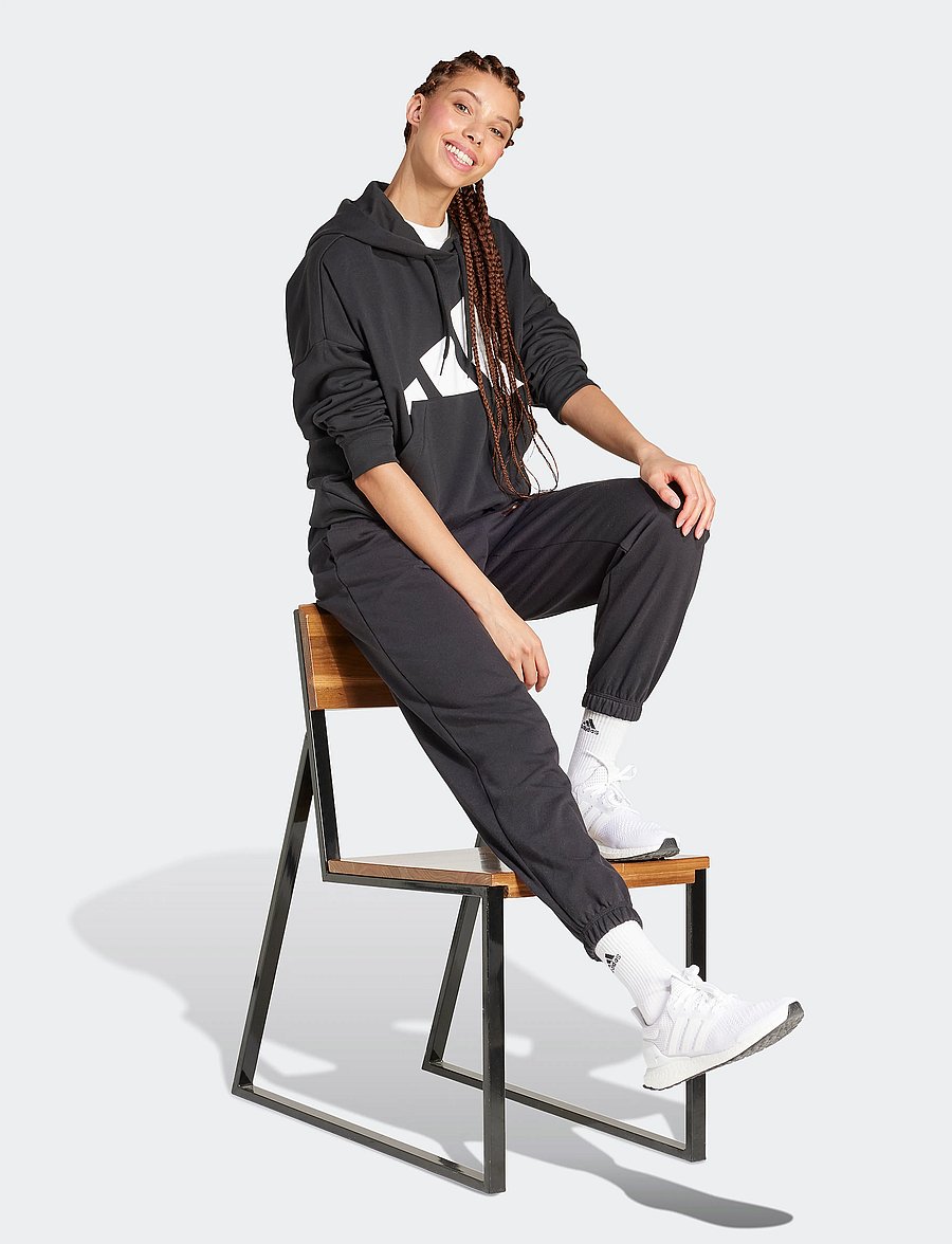 adidas Sportswear - W BL FT HD - kapuutsiga dressipluusid - black/white - 0