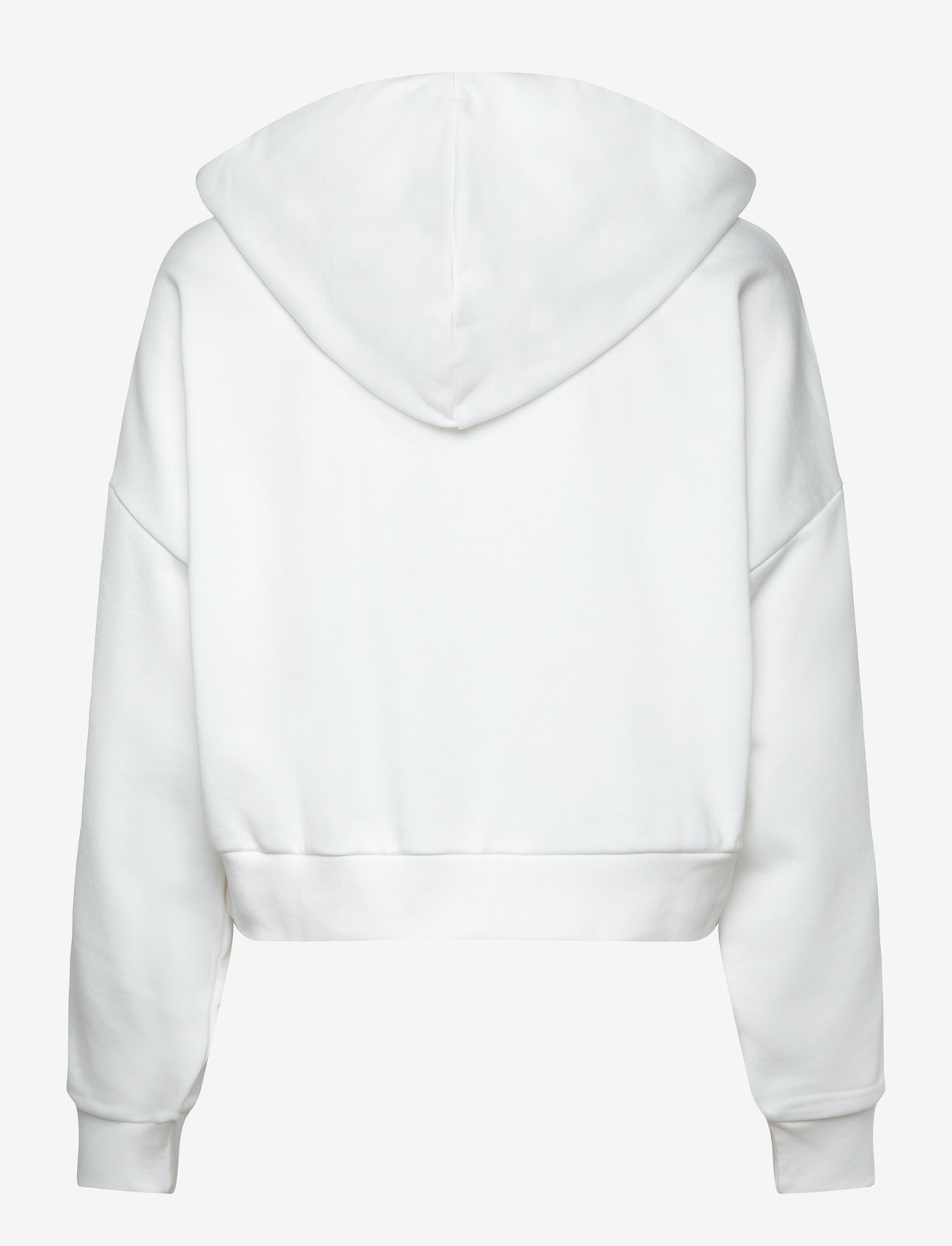 adidas Sportswear - W 3S FT QZ HD - huvtröjor - white/black - 2