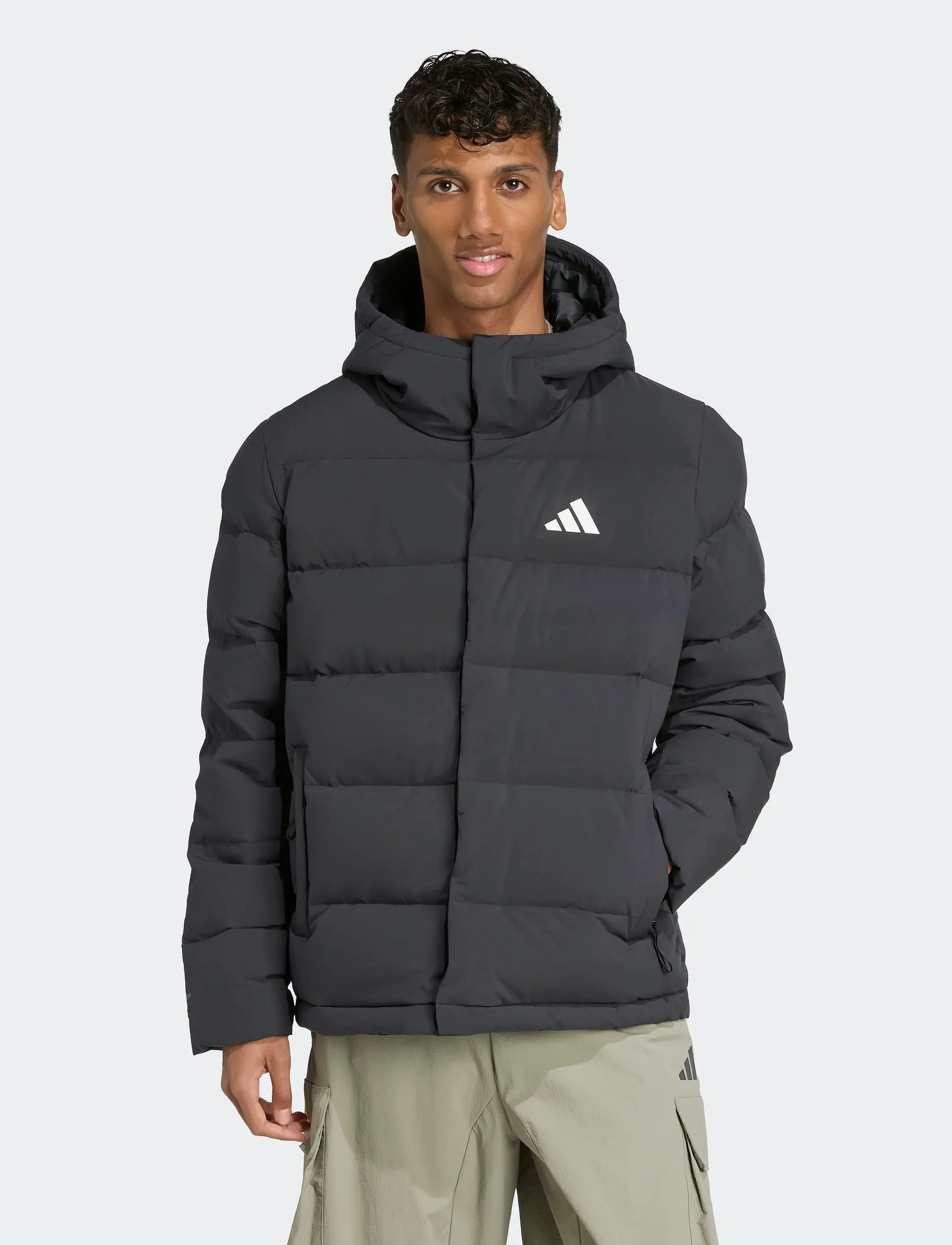 adidas Sportswear Helionic Hd Jkt, M, Black