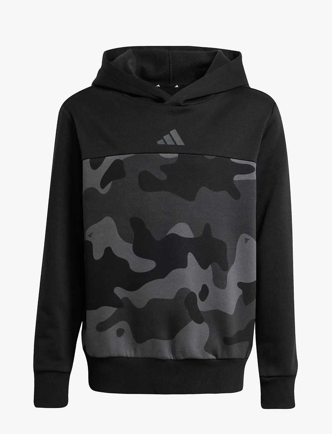 adidas Sportswear - J  CAMO FL HD - black/white - 1