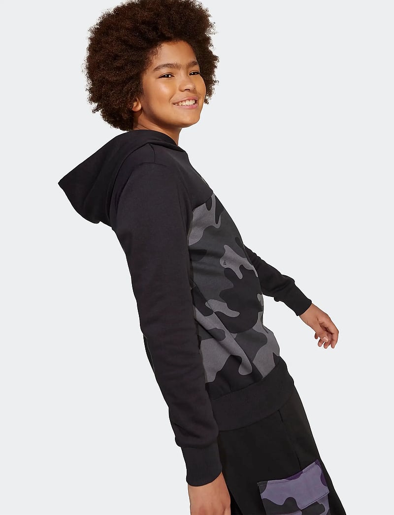 adidas Sportswear - J CAMO FL HD - black/white - 4