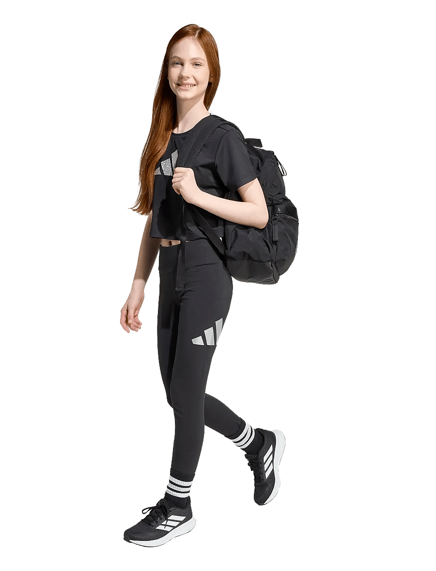 adidas Sportswear - JG GLAM LEG - løbetights & træningstights - black/silvmt - 2