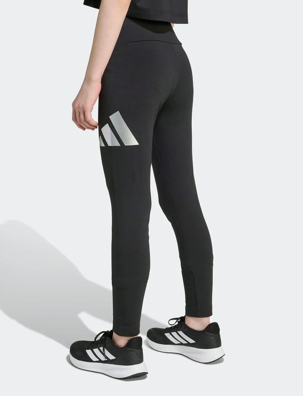 adidas Sportswear - JG GLAM LEG - retuusid - black/silvmt - 4