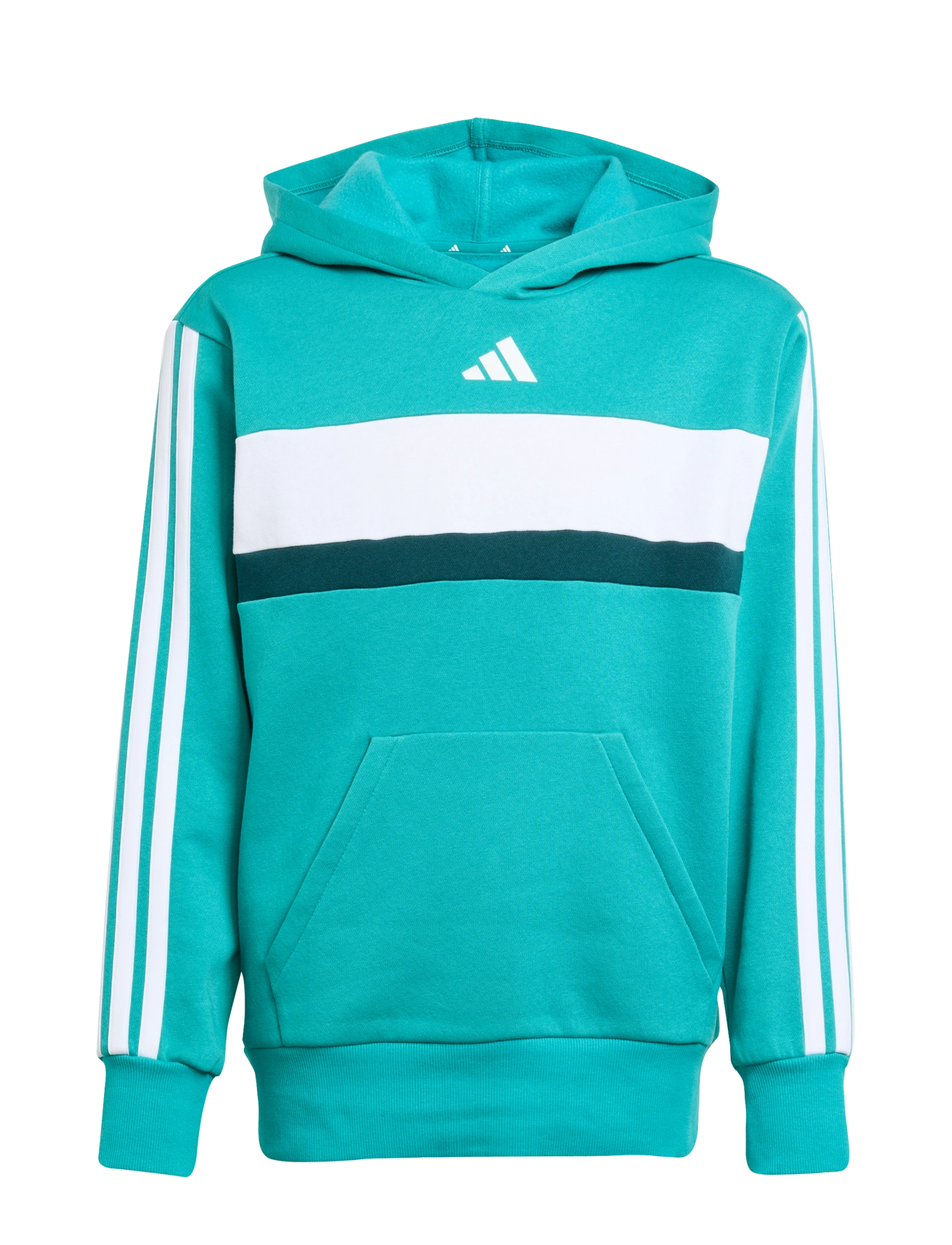 adidas Sportswear J 3S TIB FL HD - Overdele - PURTEA/AURIVY/WHITE / blue