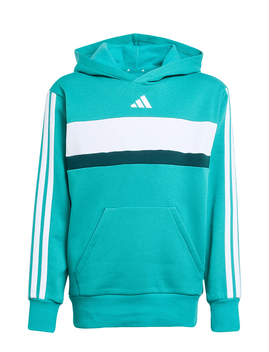 adidas Sportswear - J 3S TIB FL HD - hættetrøjer - purtea/aurivy/white - 1