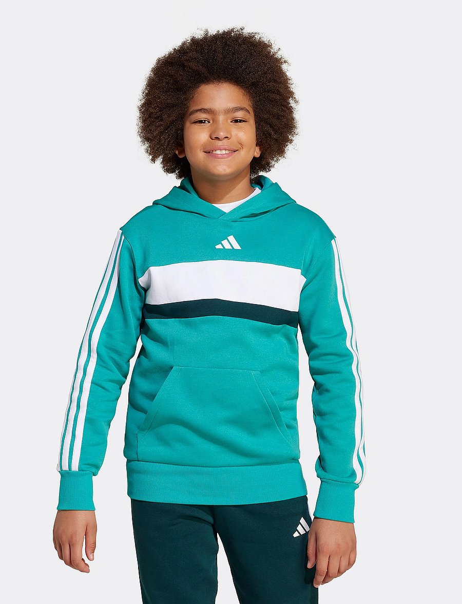 adidas Sportswear - J 3S TIB FL HD - hættetrøjer - purtea/aurivy/white - 2