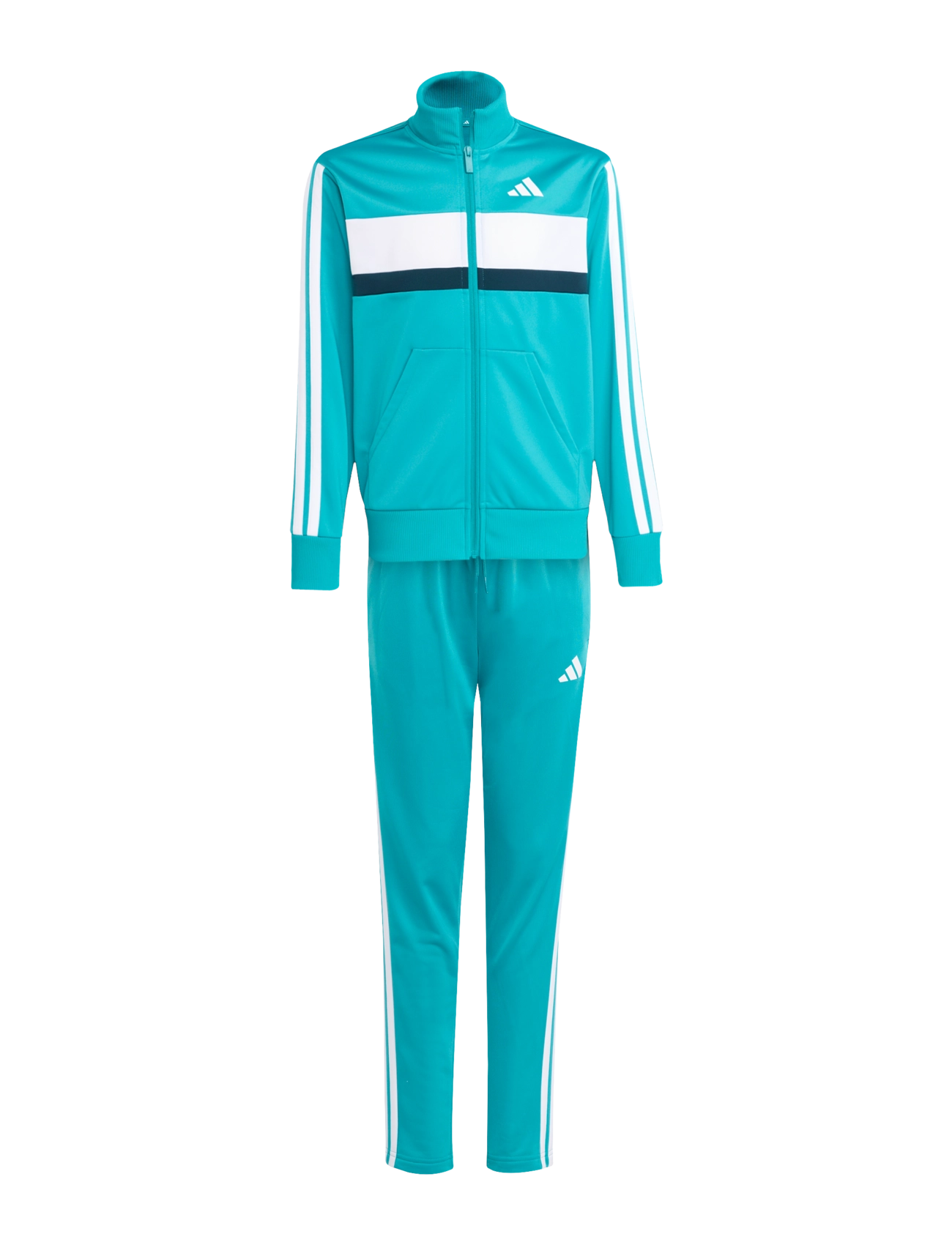 adidas Sportswear J 3S TIBERIO TS - Set - PURTEA/AURIVY/WHITE / blue