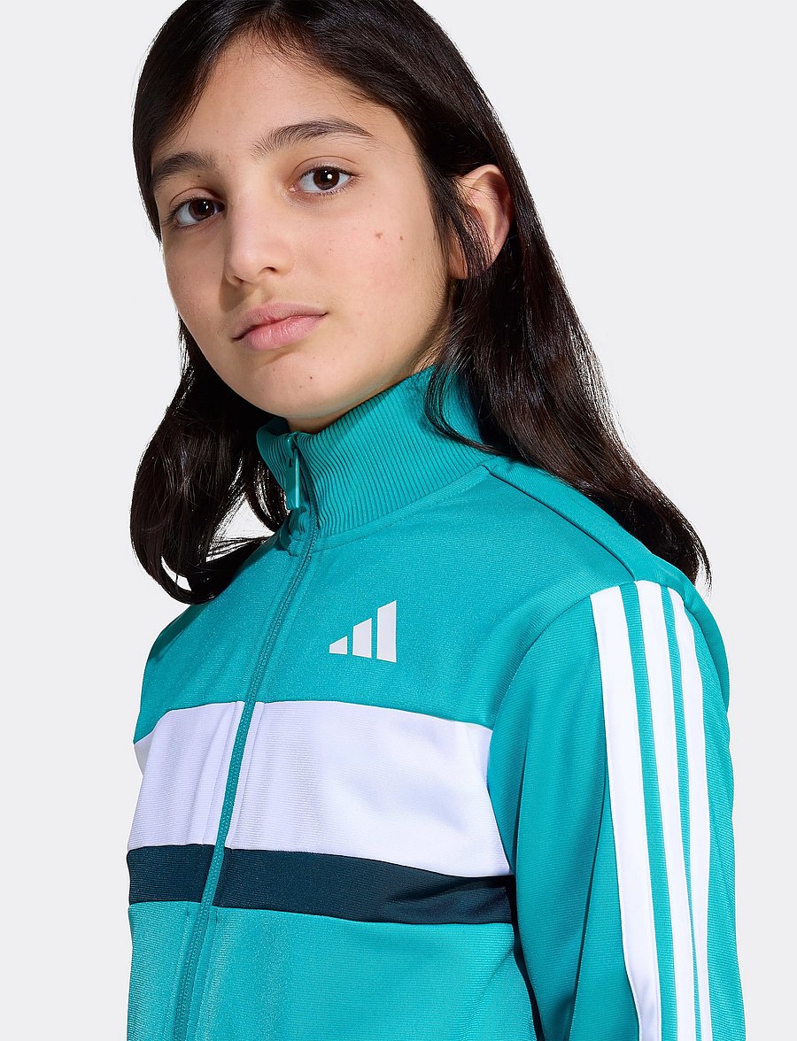 adidas Sportswear - J 3S TIBERIO TS - trainingsanzug - purtea/aurivy/white - 5