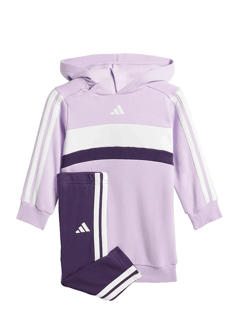 adidas Sportswear - IG 3S TIB FL ST - trainingspakken en tweedelige sets - powplu/aurplu/white - 0