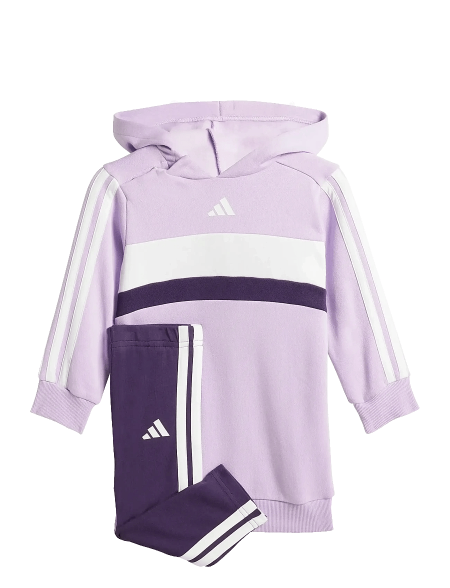 adidas Sportswear - IG 3S TIB FL ST - joggingsæt & matchende sæt - powplu/aurplu/white - 0