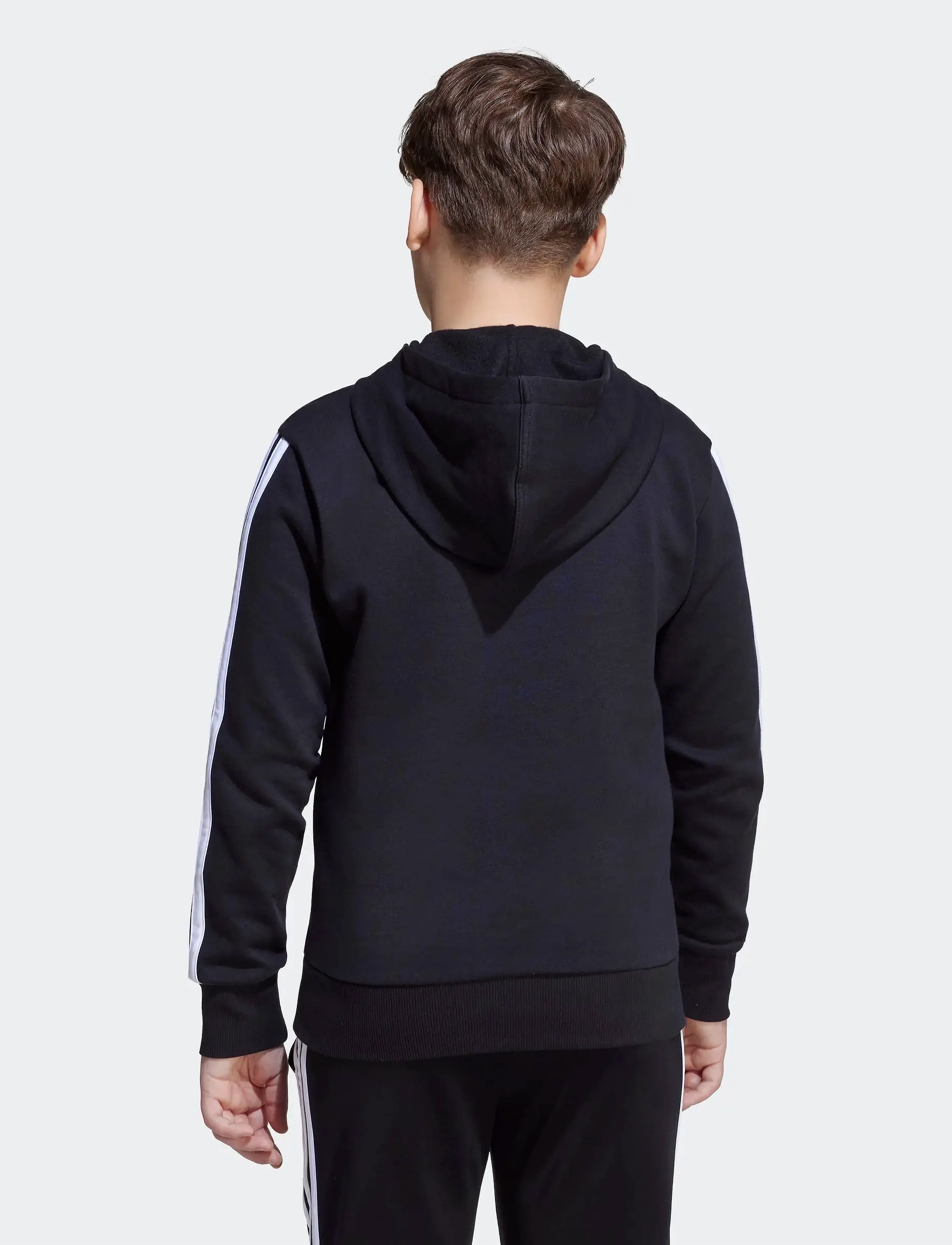 adidas Sportswear - J 3S FL HD 225 - kapuzenpullover - black/white - 4