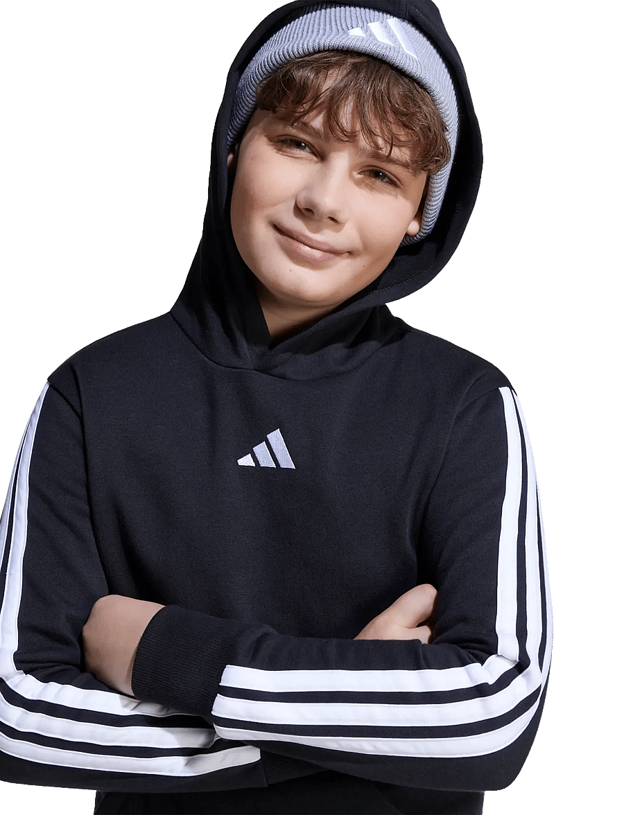 adidas Sportswear - J 3S FL HD 225 - kapuutsiga dressipluusid - black/white - 5