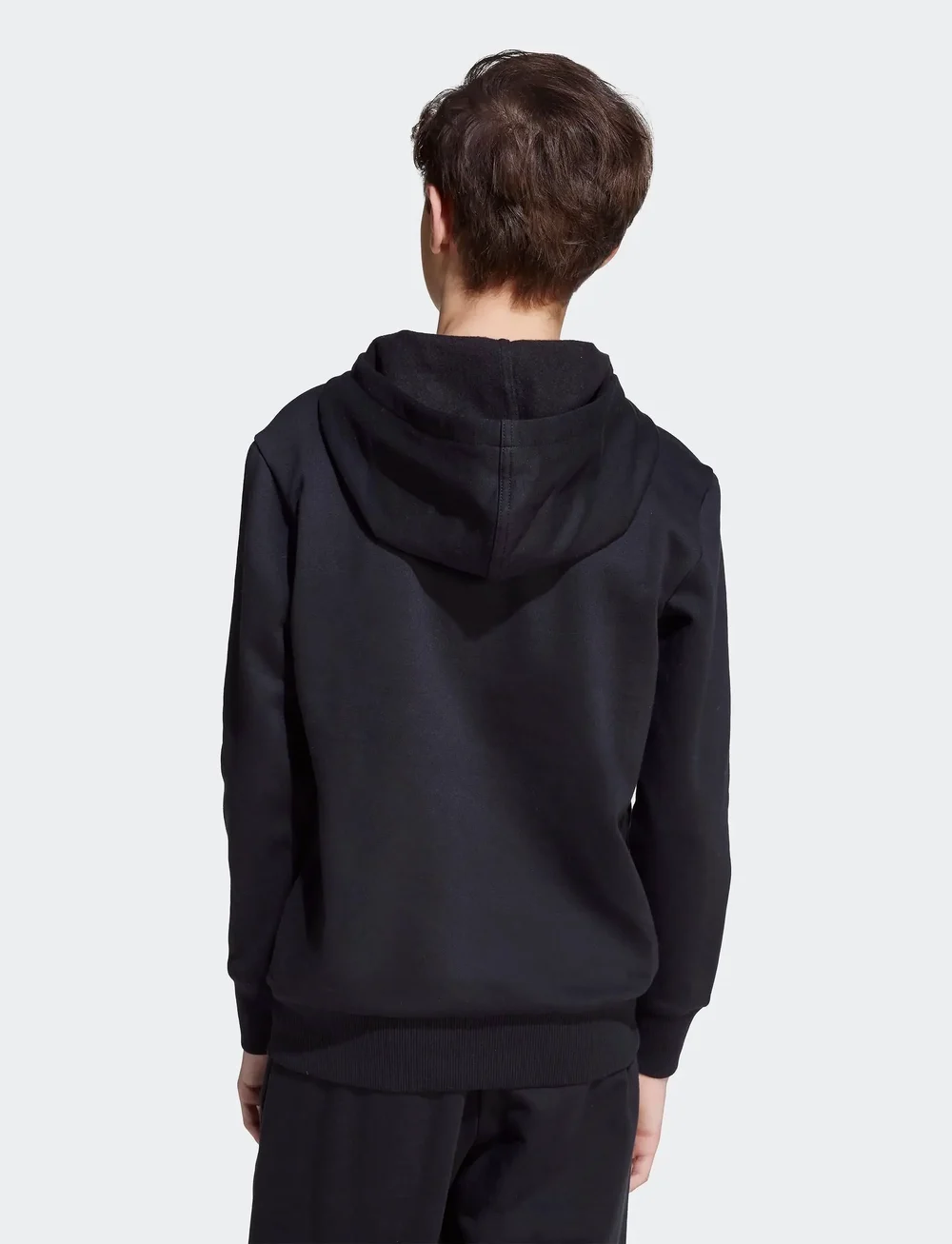 adidas Sportswear - J LIN FL HD - huvtröjor - black/white - 3