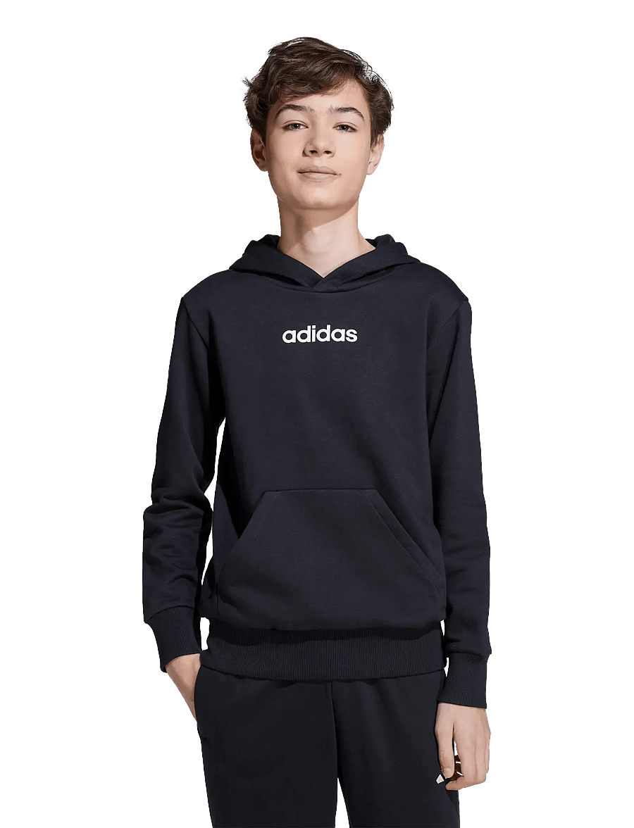 adidas Sportswear - J LIN FL HD - hættetrøjer - black/white - 4